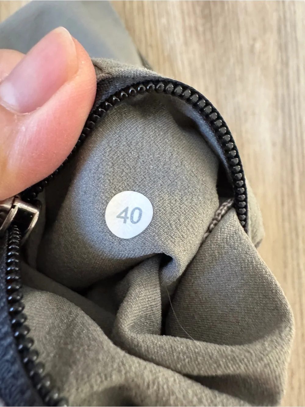 lululemon athletica Gray Athletic Shorts with Black Panels
